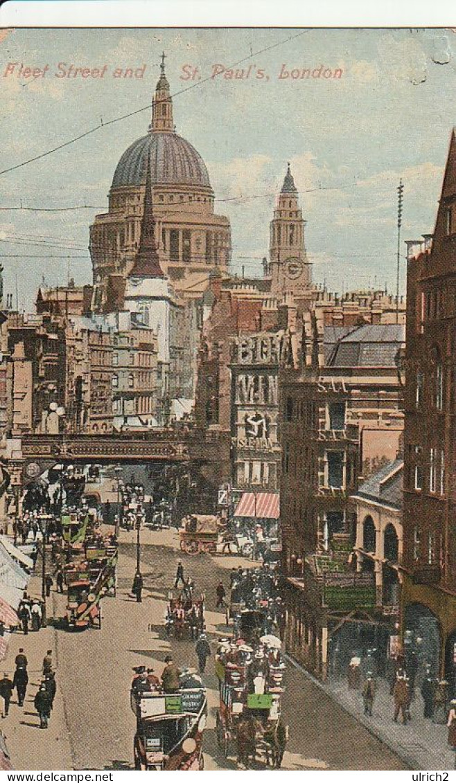 AK London - Fleet Street And St. Paul's - Ca. 1910 (68291) - St. Paul's Cathedral