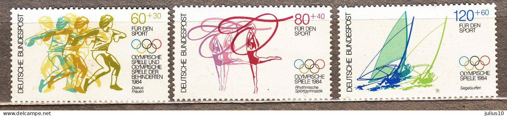 Germany 1984 Olympic Games MNH (**) Mi 1206-1208 #Sp201 - Ete 1984: Los Angeles