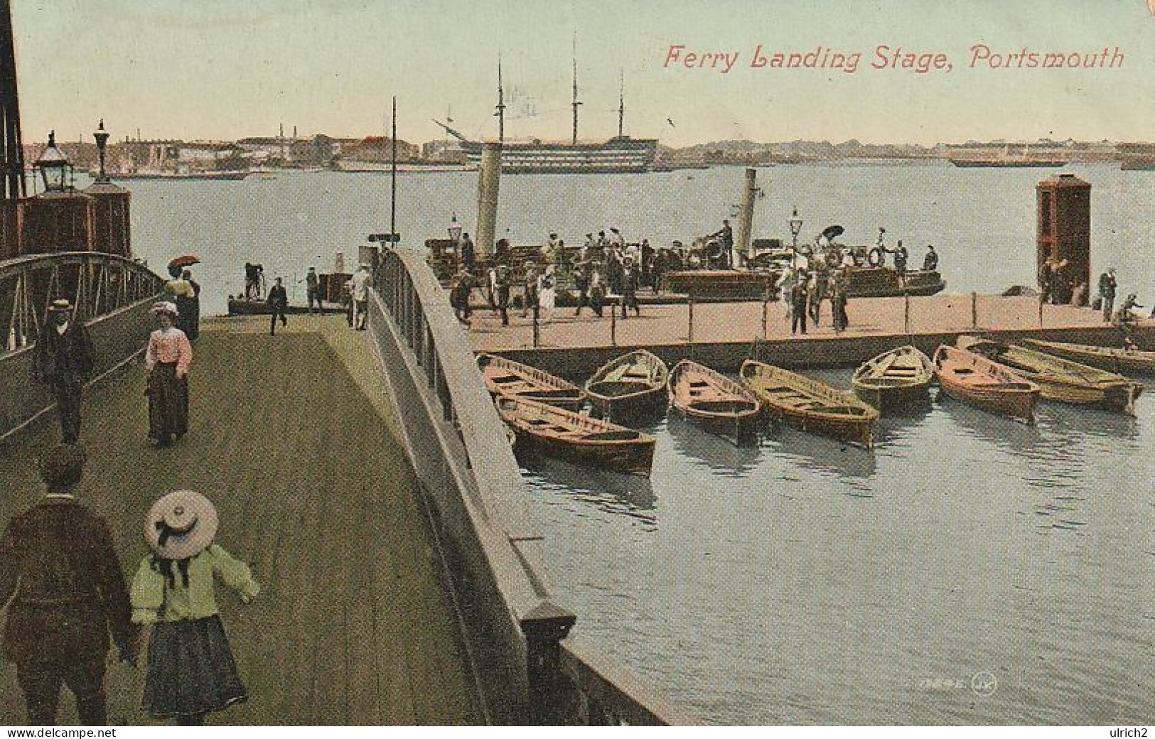 AK Portsmouth - Ferry Landing Stage - 1913 (68293) - Portsmouth