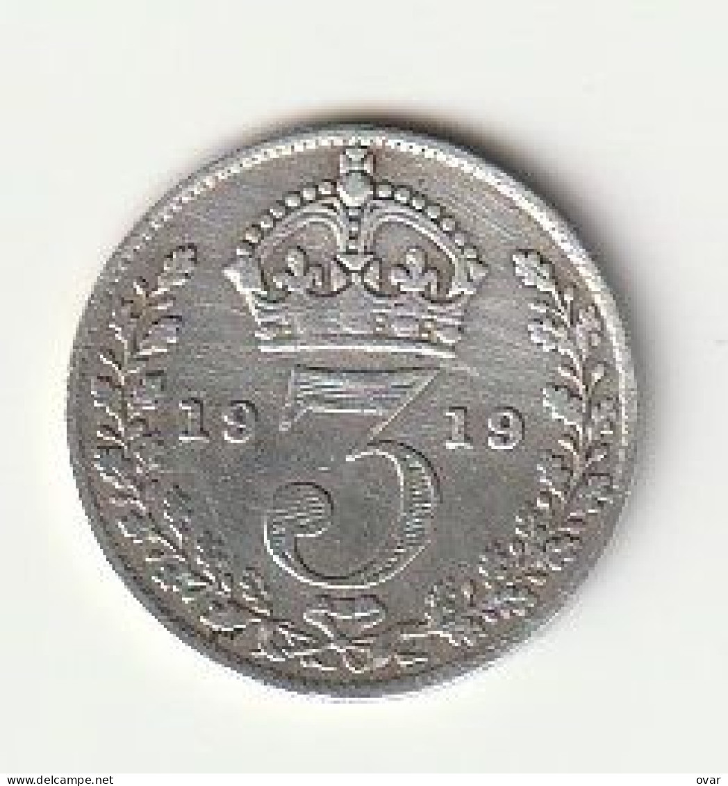 3 PENCE 1919   GROOT  BRITANNIE /5497/ - F. 3 Pence