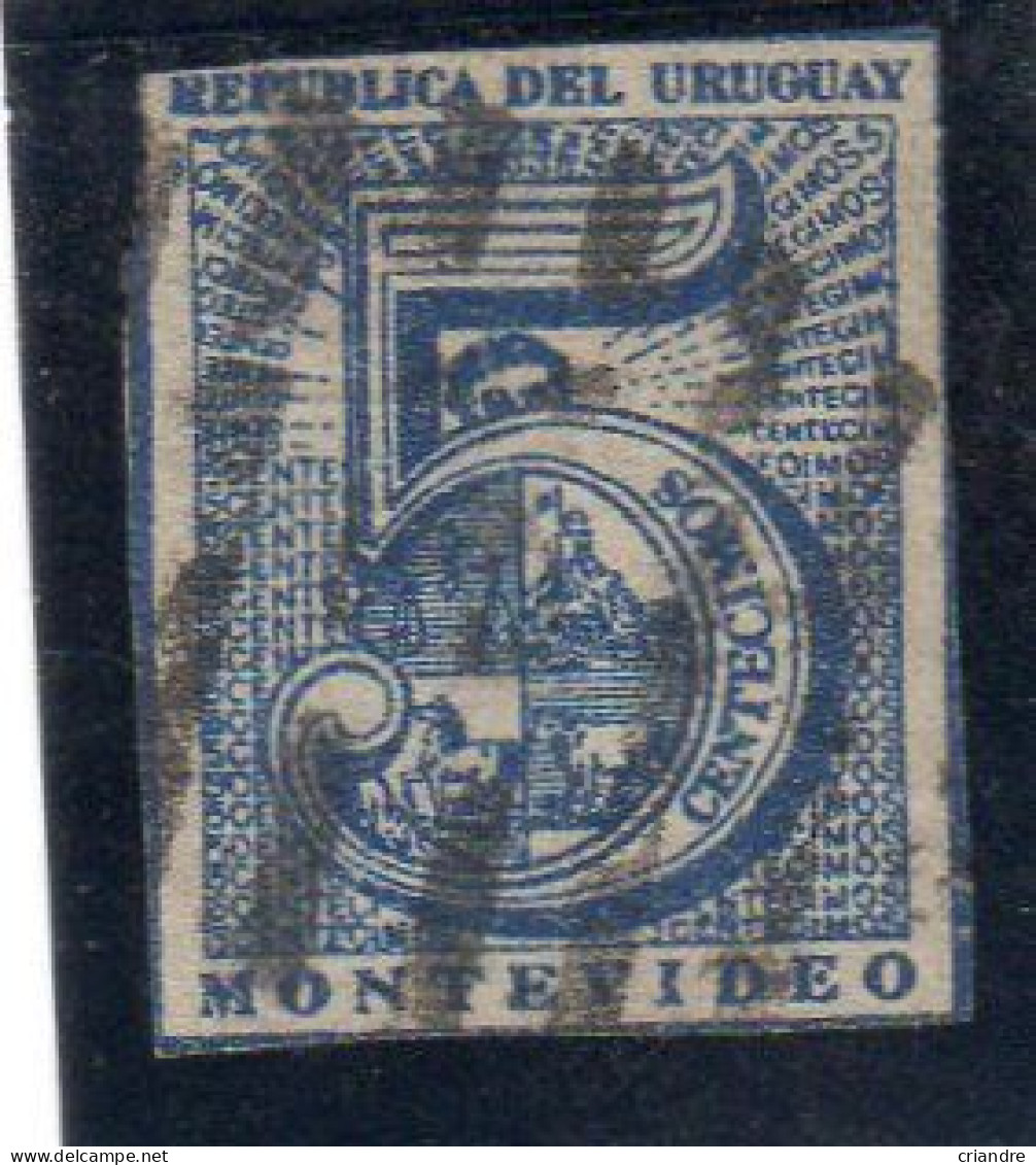 Uruguay:année1866 N° 30A Oblitéré - Uruguay
