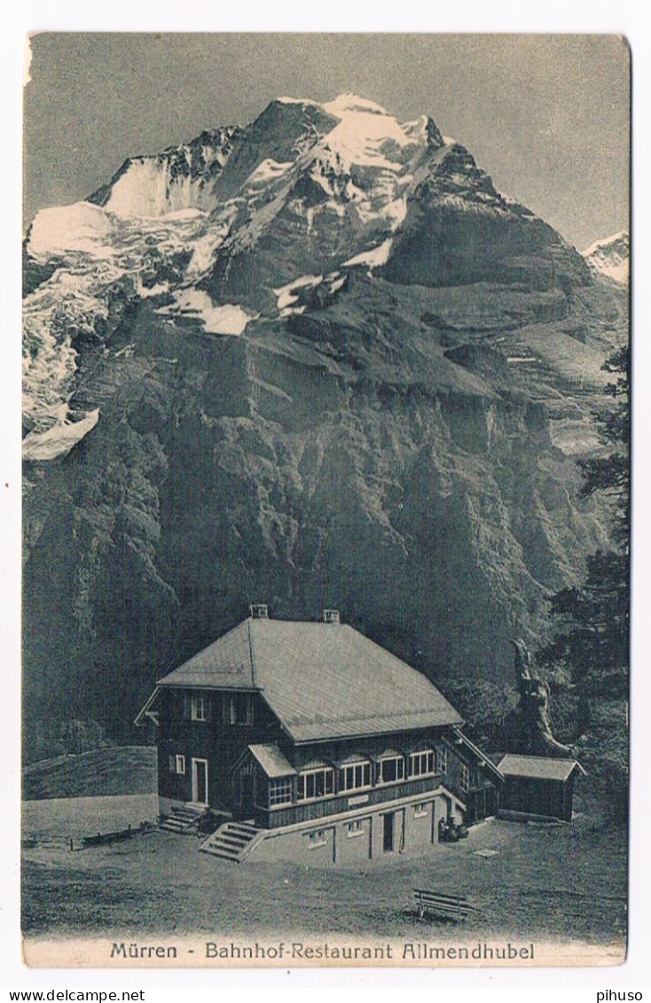 CH-8483  MÜRREN : Bahnhof-Restaurant Allmendhubel; - Mürren