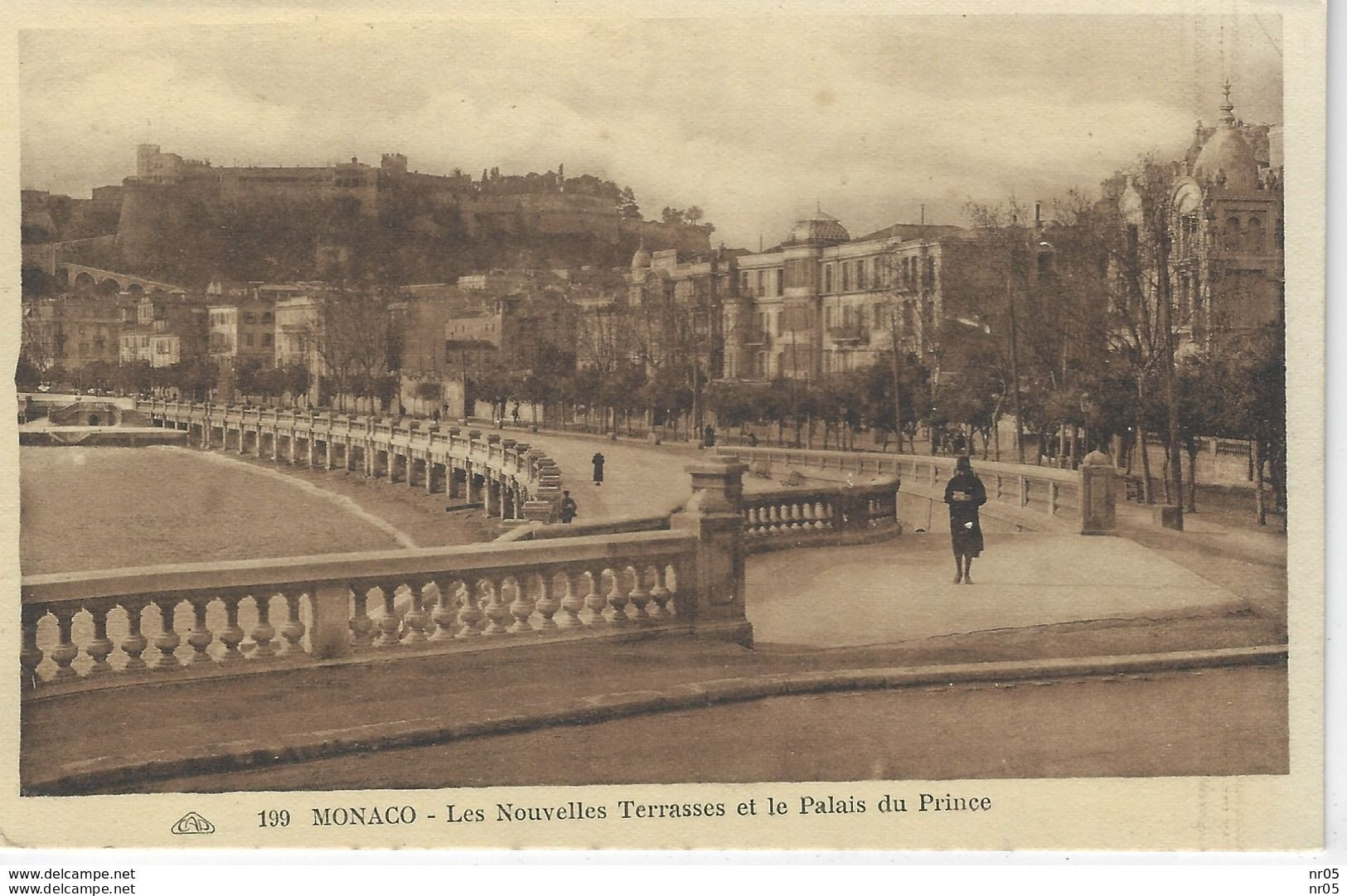 MONACO - Les Nouvelles Terrasses Et Le Palais Du Prince - Las Terrazas