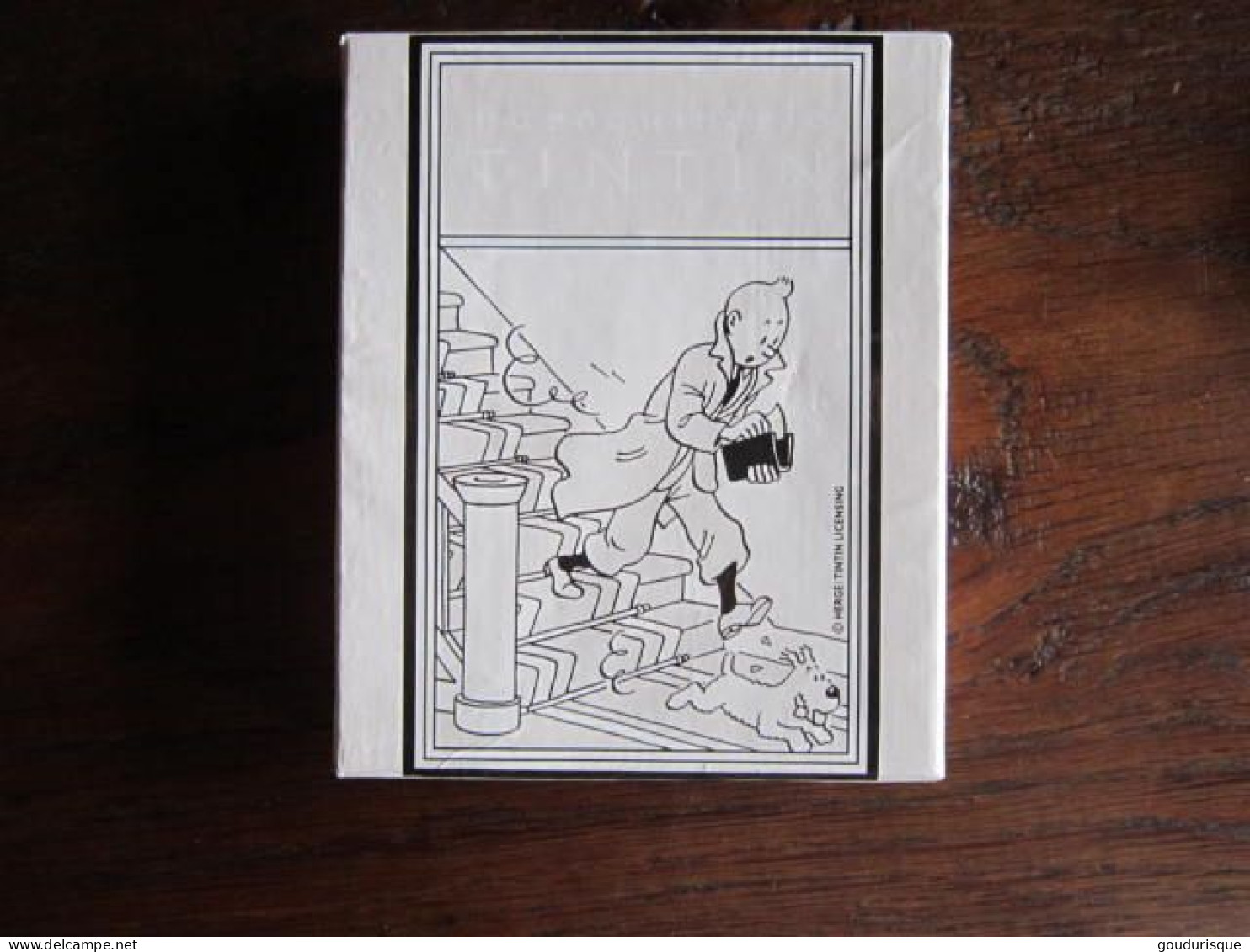 TINTIN  BOITE D'EMBALLAGE MAROQUINERIE TINTIN - Tintin