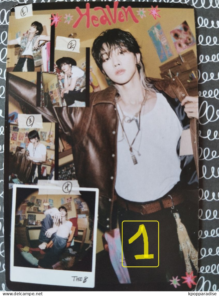 Photocard K POP Au Choix  SEVENTEEN Heaven 11th Mini Album Minghao The 8 - Objetos Derivados
