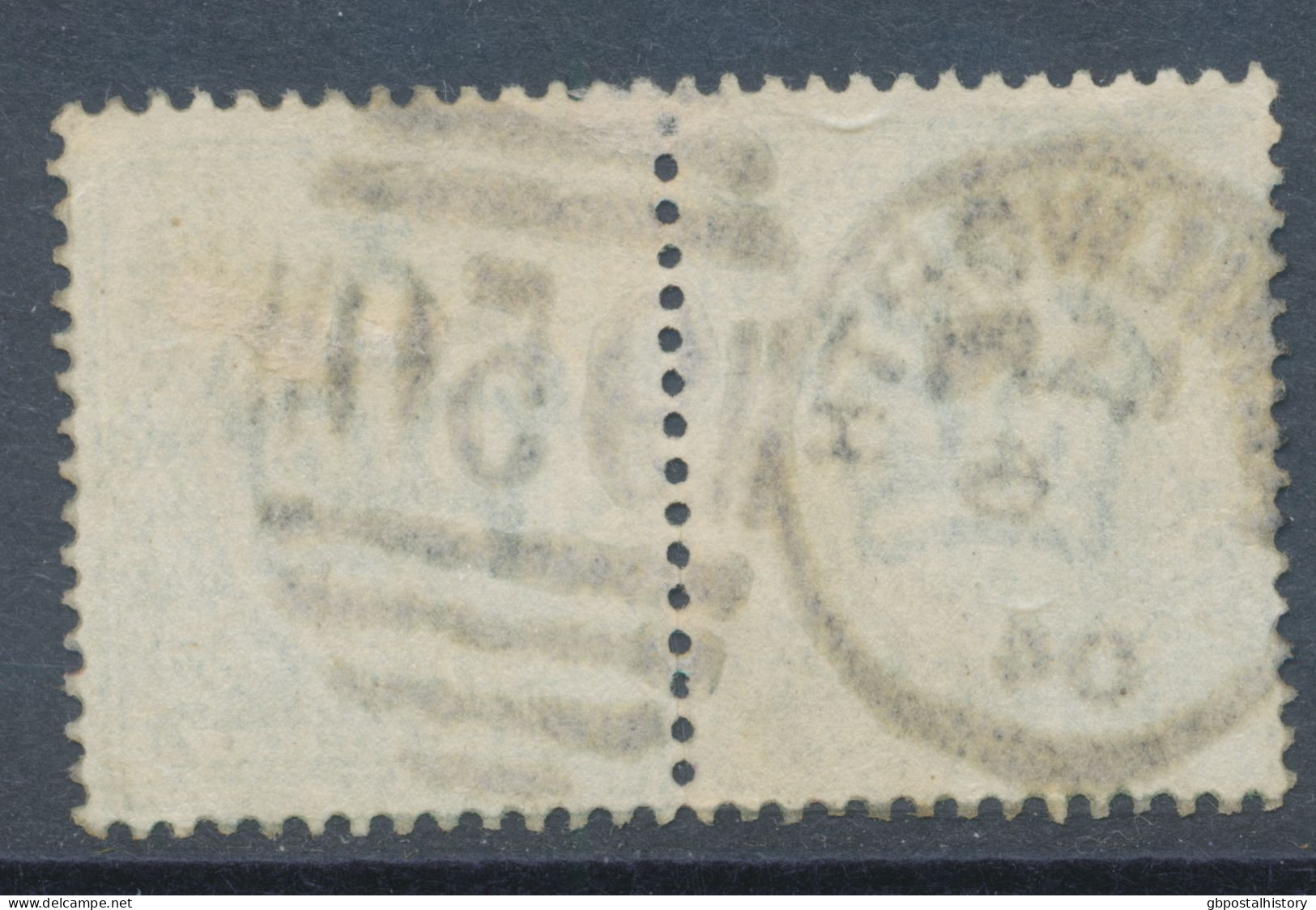 GB EVII ½d Blue-green (pair) VFU With Duplex „KENILWORTH / 950“, Warwickshire (4VOD, Time In Full 1.5.PM – Time Till Now - Used Stamps