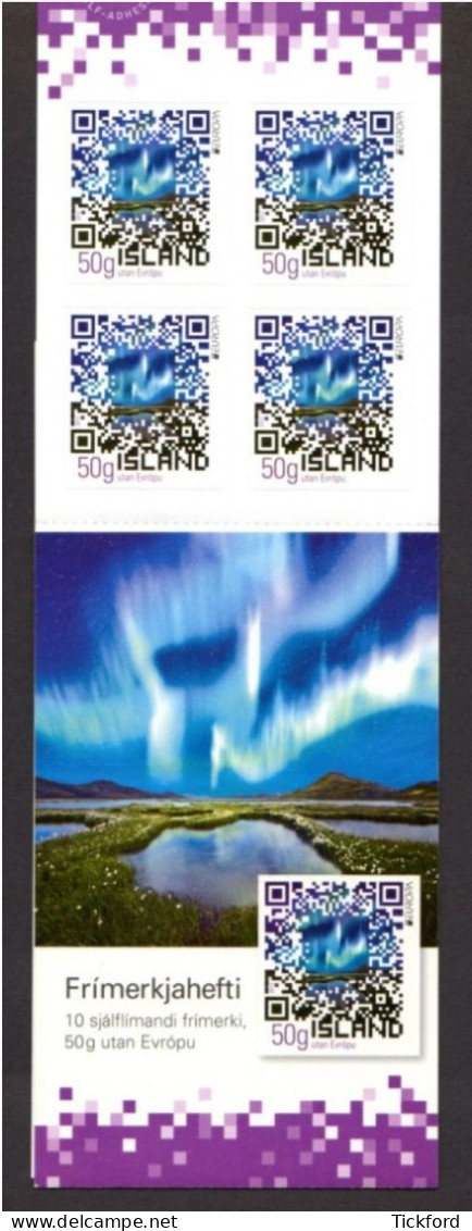 ISLANDE 2012 - Carnet Yvert C1289a - Facit H115 - Booklet - NEUF** MNH - Europa, Tourisme, Aurore Boréale - Postzegelboekjes