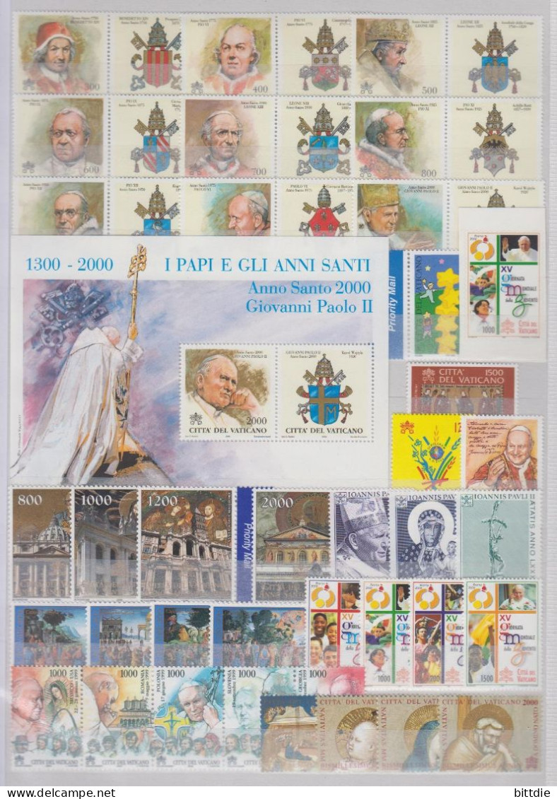 Vatikan , Jahrgang 2000 , Postfrisch / Xx   (A4-0125) - Volledige Jaargang