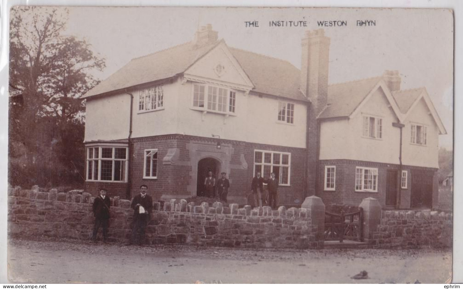 Weston Rhyn The Institute Photo Postcard - Shropshire