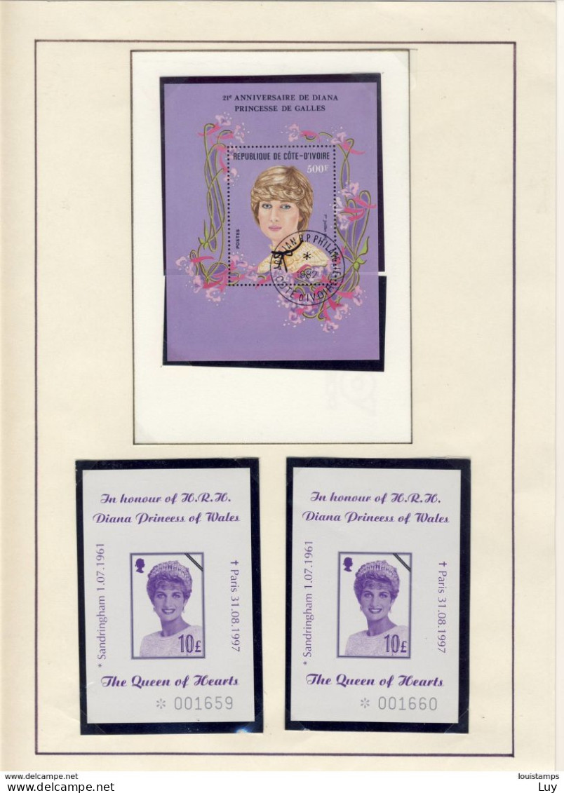 PRINCESS DIANA, Princess Of Wales - And The ROYALITYs , Privat Collection - Sammlungen (im Alben)