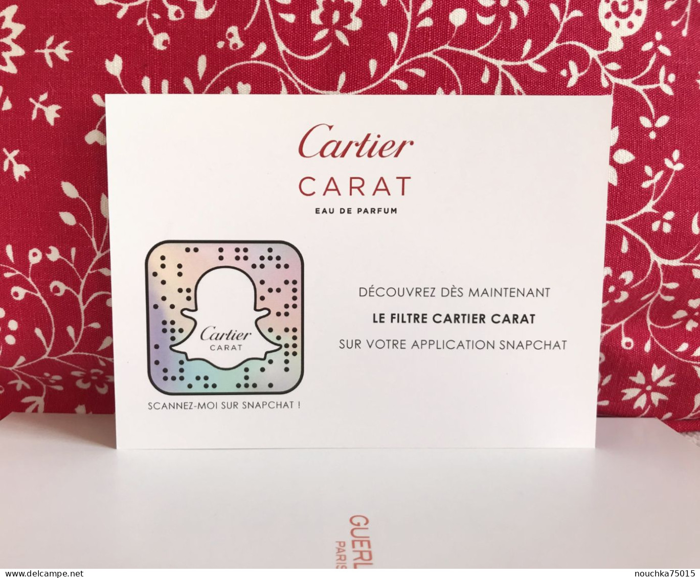 Cartier - Carat, Carte Postale - Profumeria Moderna (a Partire Dal 1961)