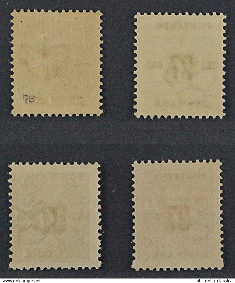 Dänemark 84-88 X ** 1918, Wasserz KRONE 1-10 Ö. Komplett, Postfrisch, KW 1000,-€ - Unused Stamps