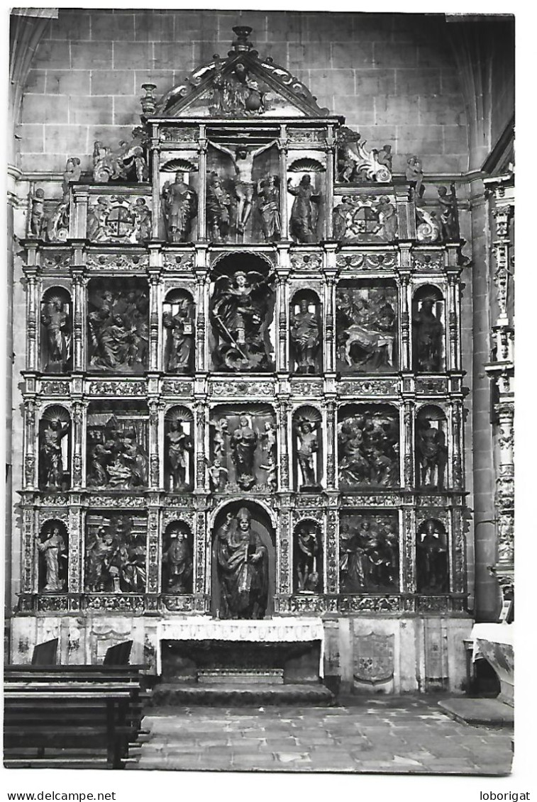 SANTA MARIA LA MAYOR, RETABLO.-  SORIA.- ( ESPAÑA ). - Iglesias Y Catedrales