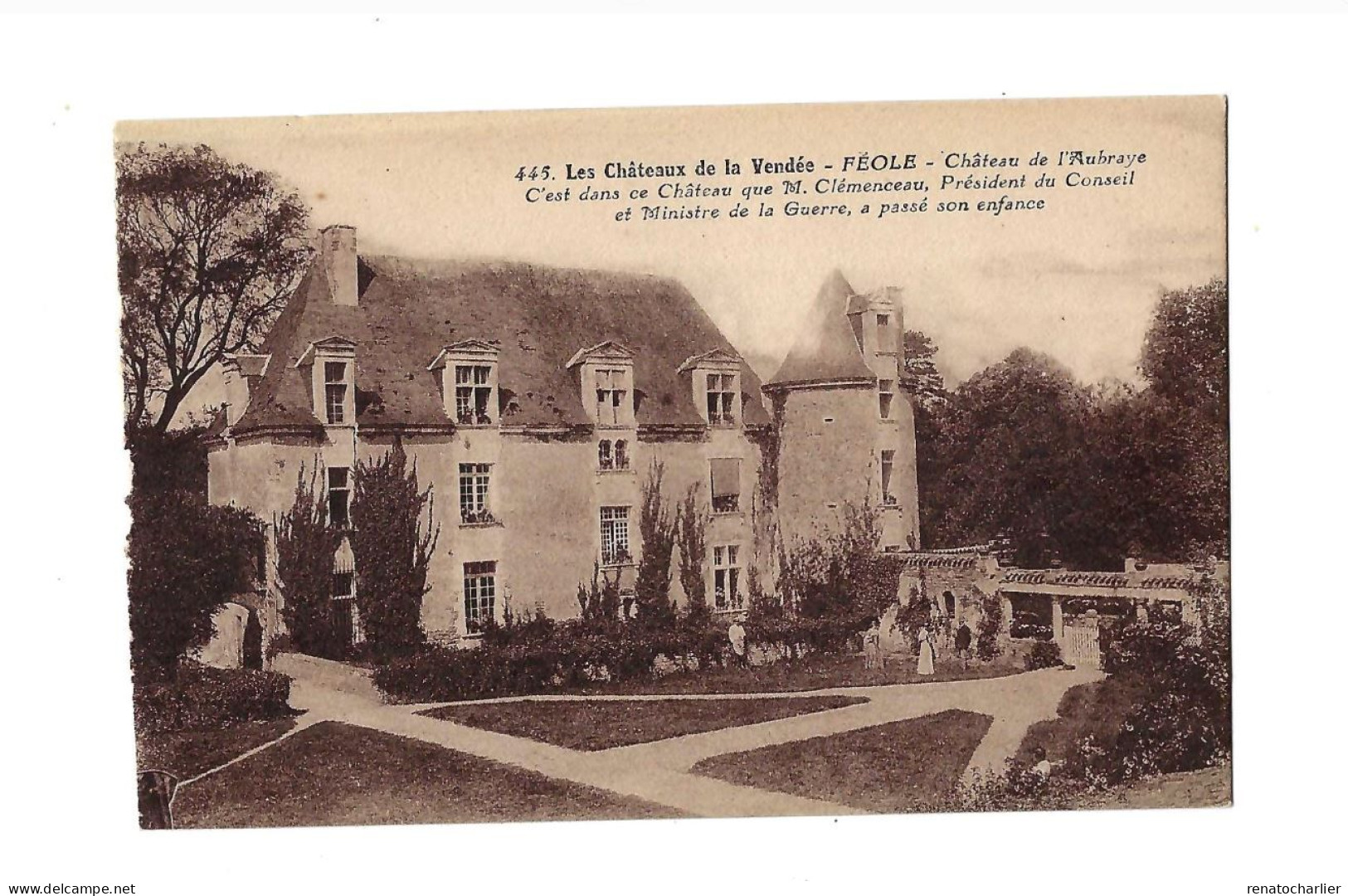 Féole.Château De L'Aubraye. - Dompierre Sur Yon