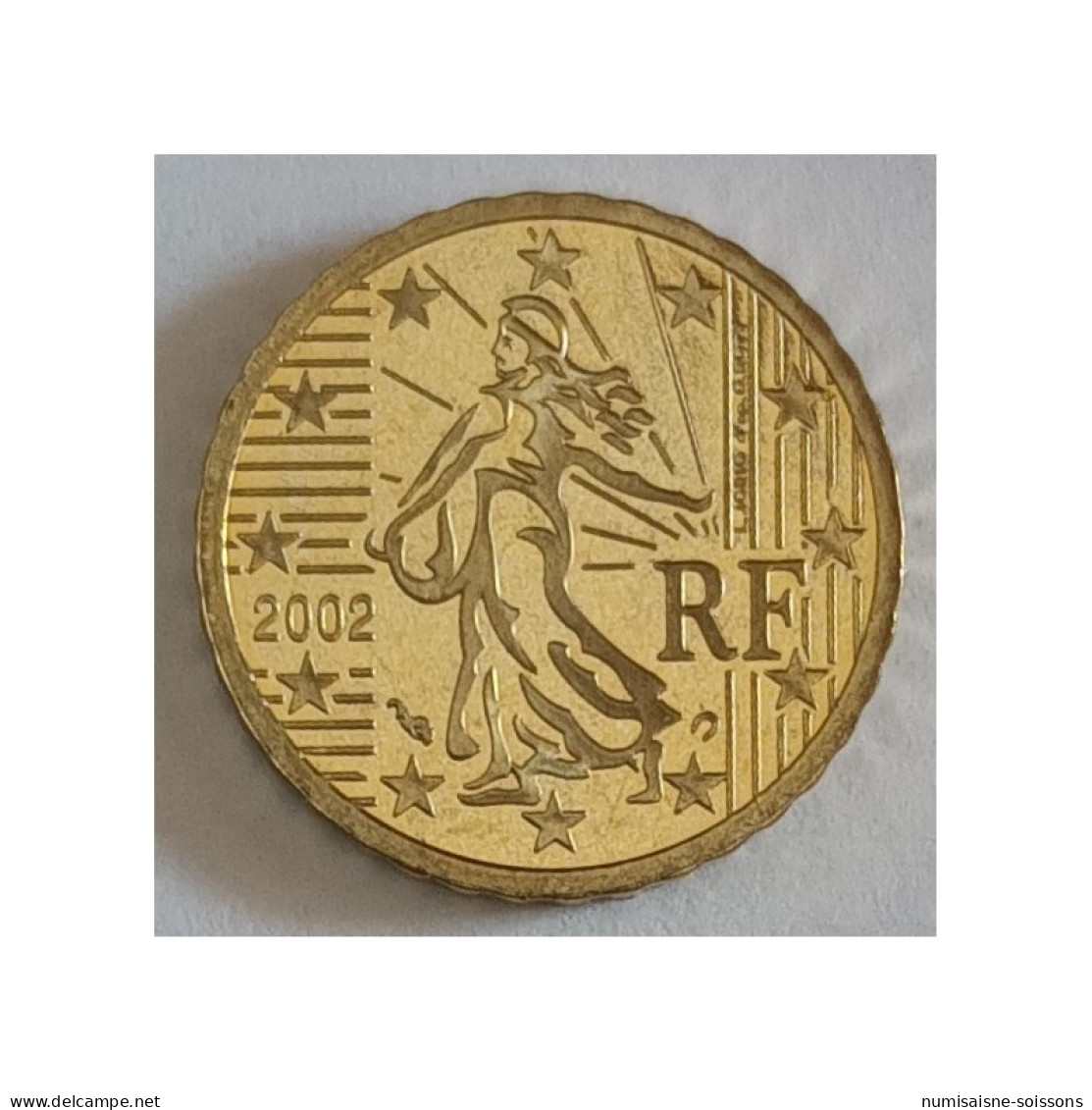 FRANCE - KM 1285 - 10 EURO CENT 2002 - SEMEUSE - BE - France