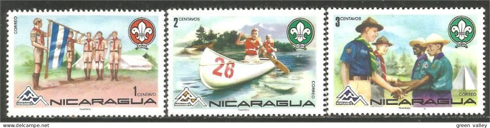 684 Nicaragua Boy Scouts MNH ** Neuf SC (NIC-431) - Other & Unclassified