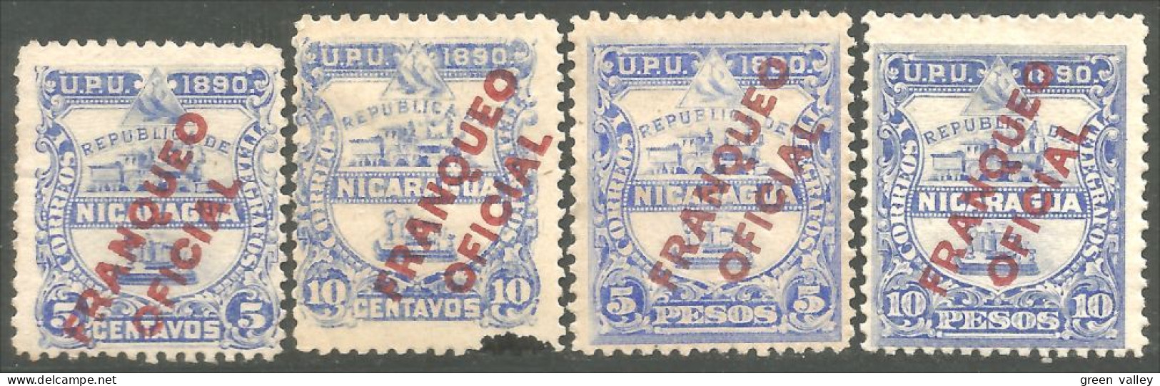 684 Nicaragua 1890 Officials (NIC-384) - Nicaragua