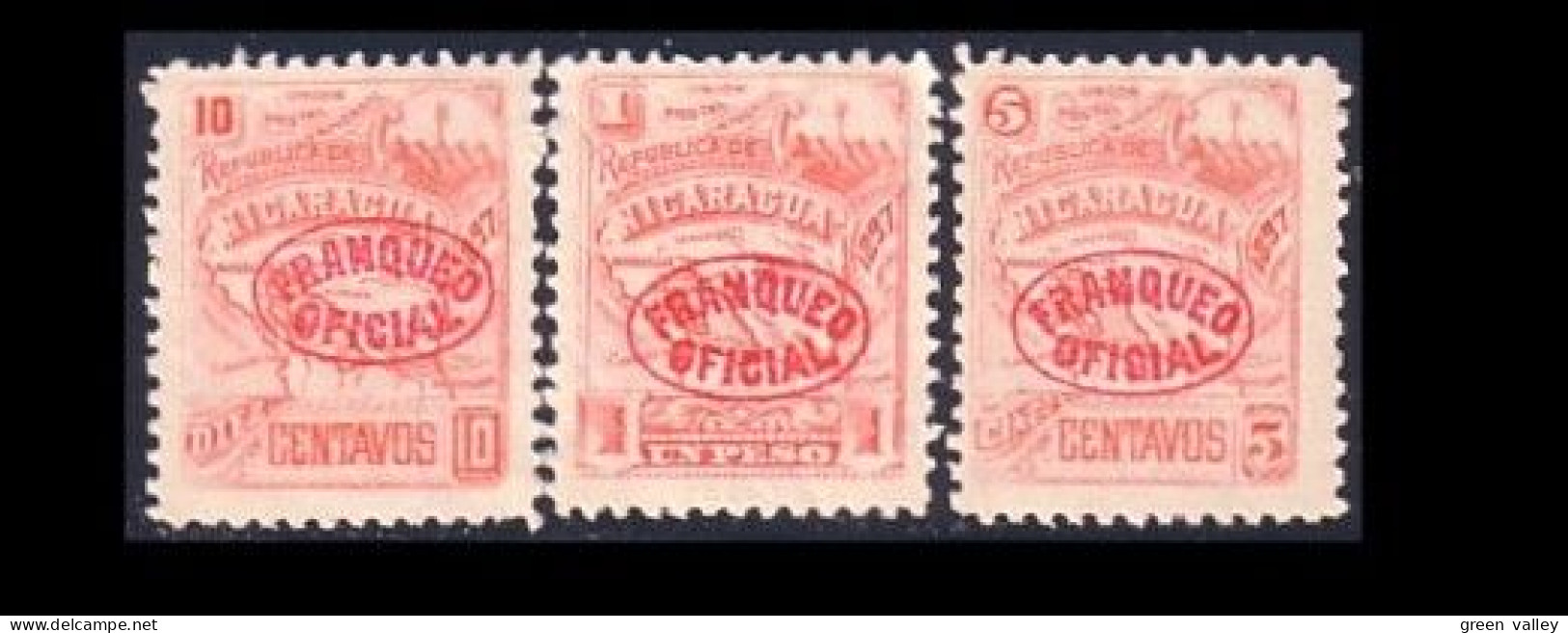 684 Nicaragua Official 1897 MH * Neuf (NIC-199) - Nicaragua