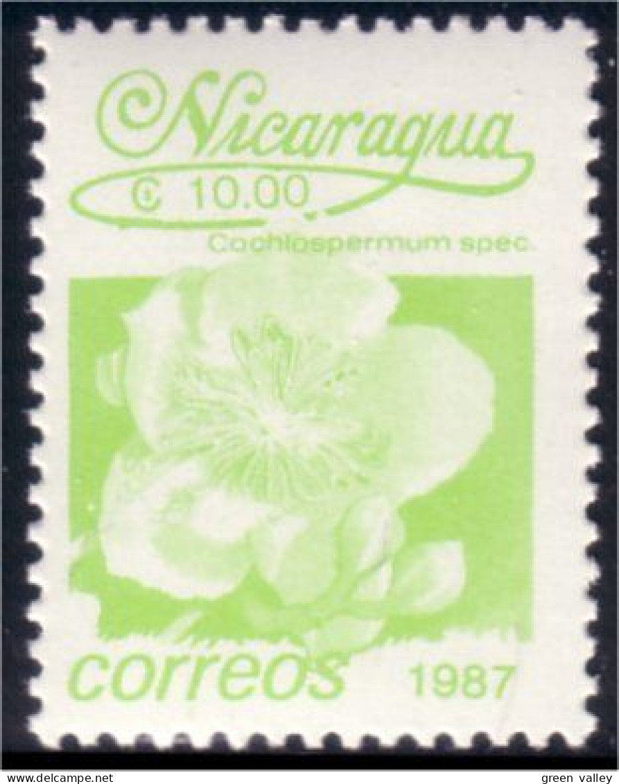 684 Nicaragua Flower Fleur MNH ** Neuf SC (NIC-103b) - Autres & Non Classés