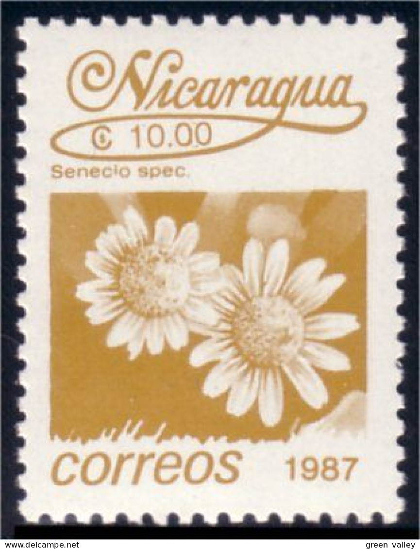 684 Nicaragua Flower Fleur MNH ** Neuf SC (NIC-102a) - Nicaragua