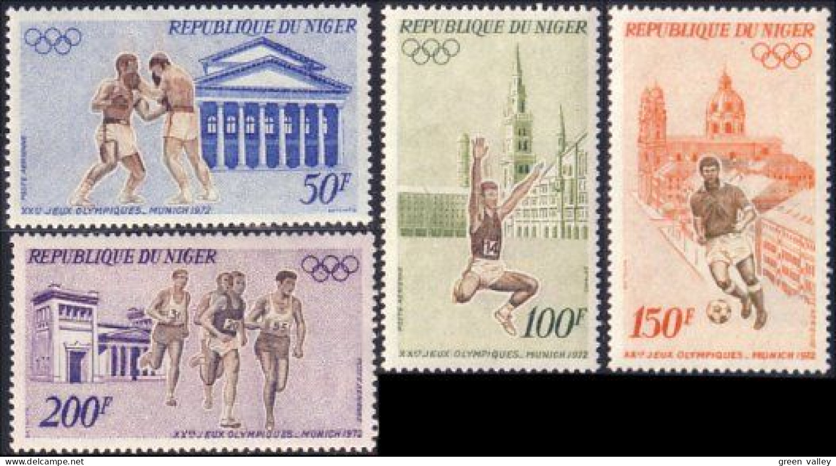 678 Niger Munich 72 VLH * Neuf Tres Legere (NGR-45) - Verano 1972: Munich