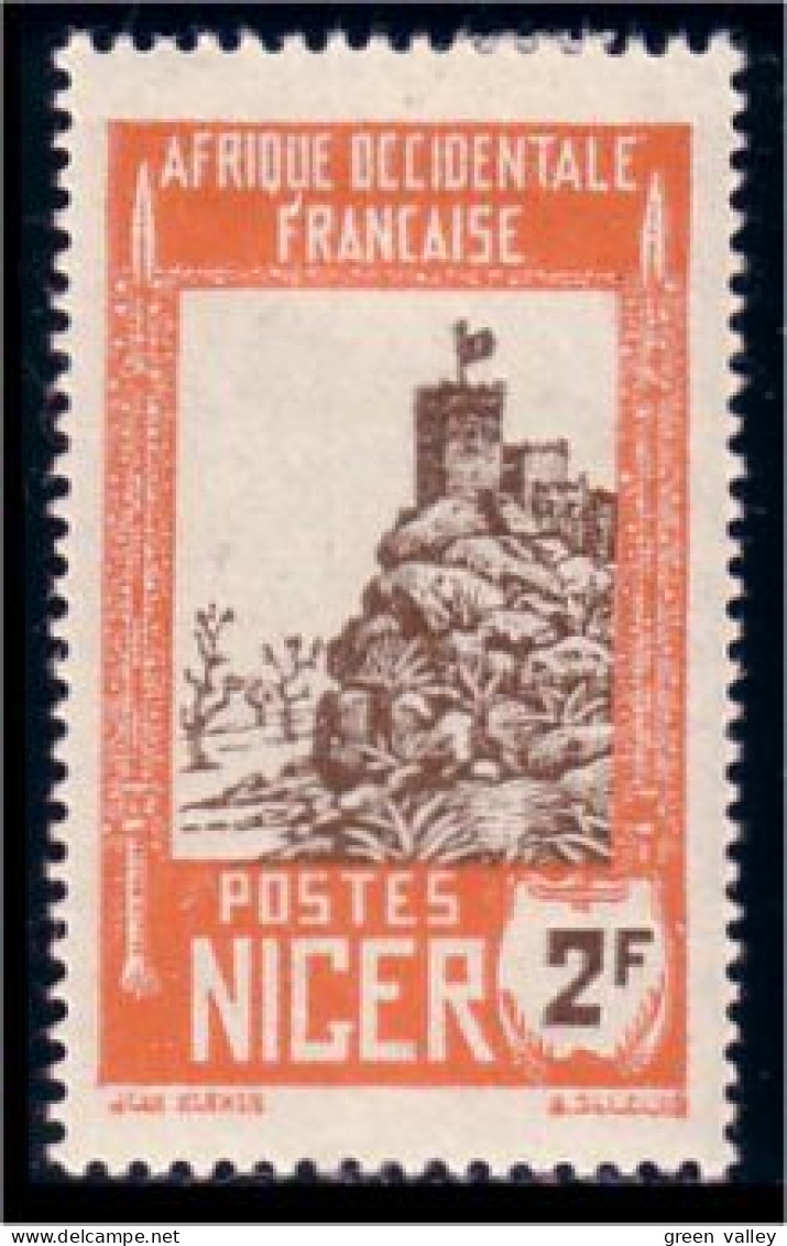 678 Niger 2F Forteresse Zinder Fortress MH * Neuf (NGR-18) - Nuovi