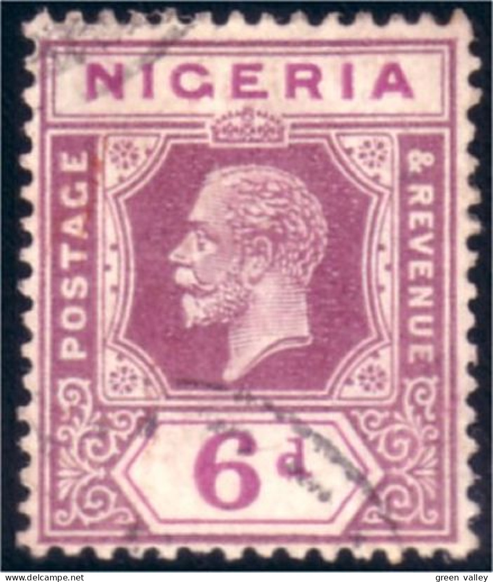 674 Nigeria George V 6d VF TB (NGA-53) - Nigeria (...-1960)