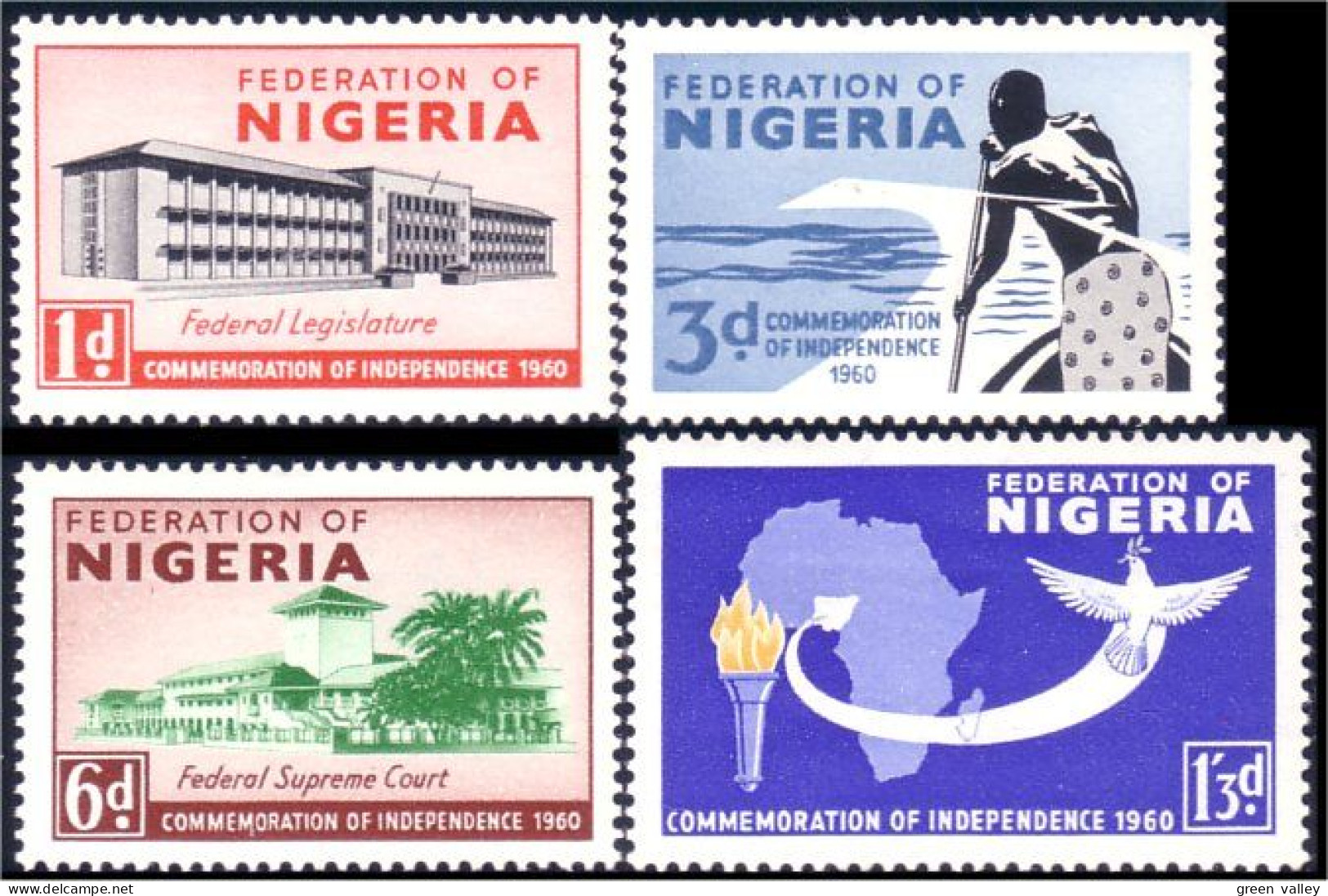 674 Nigeria Pirogue Boat Bateau Independence MH * Neuf Avec Charnière (NGA-59) - Nigeria (1961-...)