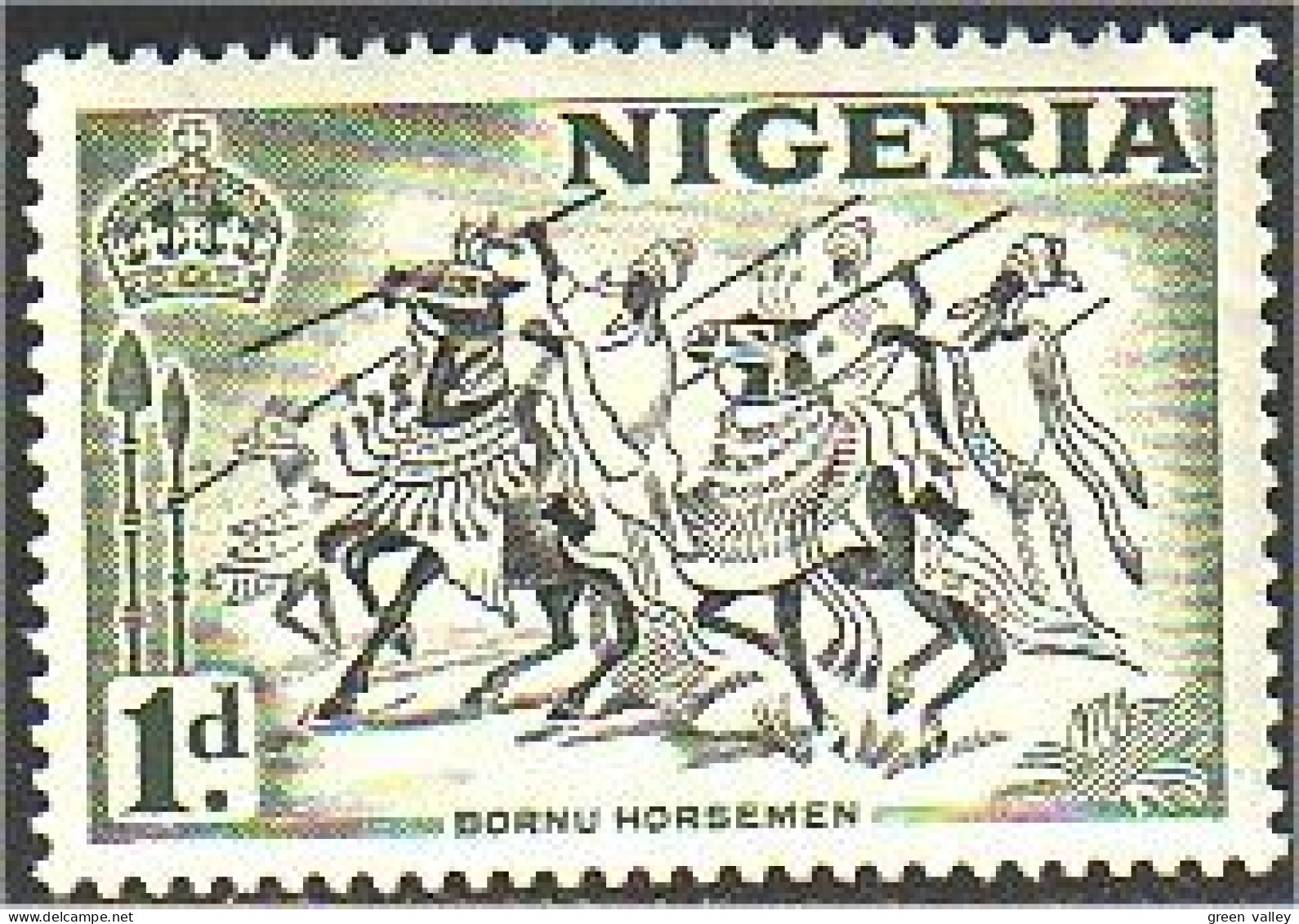 674 Nigeria Cavaliers Bornu Horsemen MNH ** Neuf SC (NGA-45) - Horses