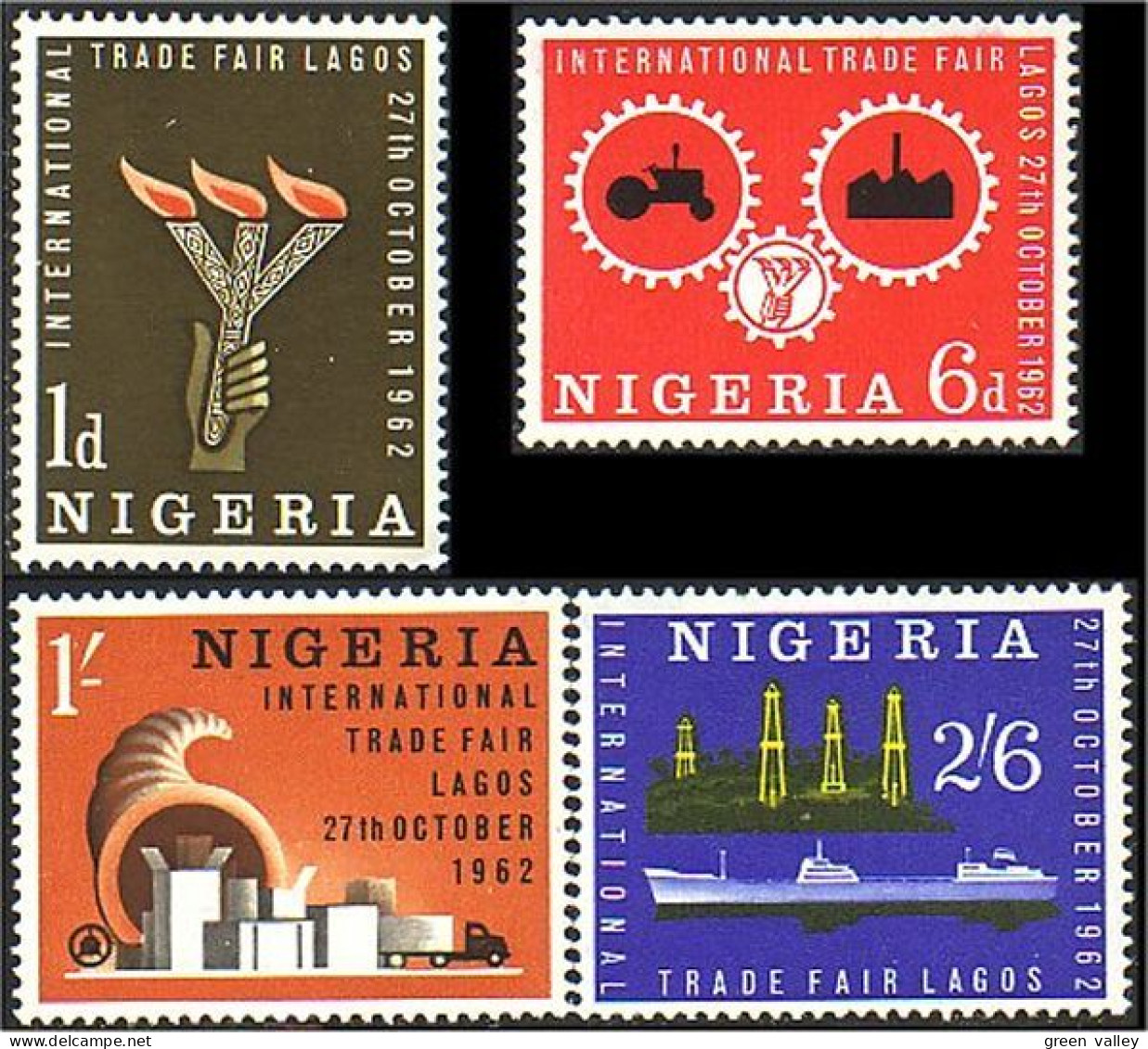 674 Nigeria Pétrole Gas Tracteur Tractor MNH ** Neuf SC (NGA-13) - Oil