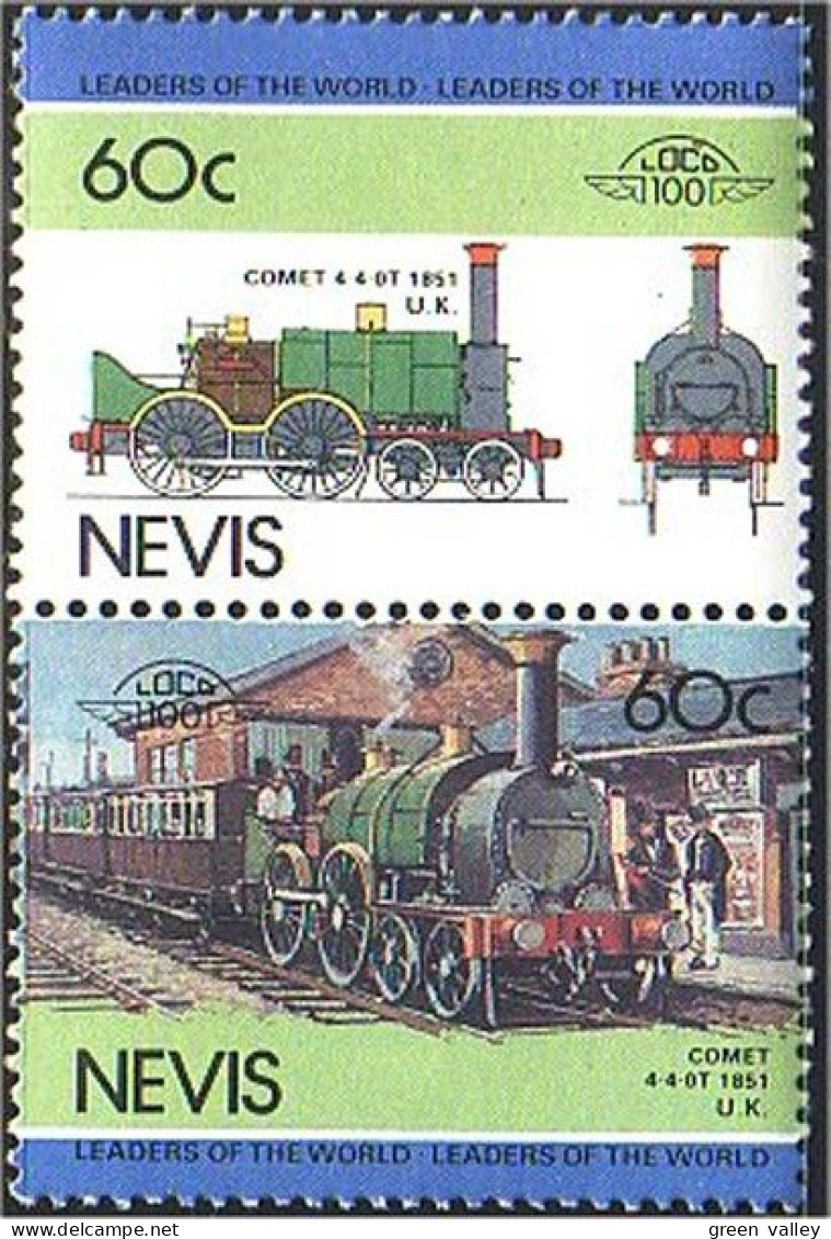 672 Nevis Locomotive Comet MNH ** Neuf SC (NEV-32a) - St.Kitts Und Nevis ( 1983-...)