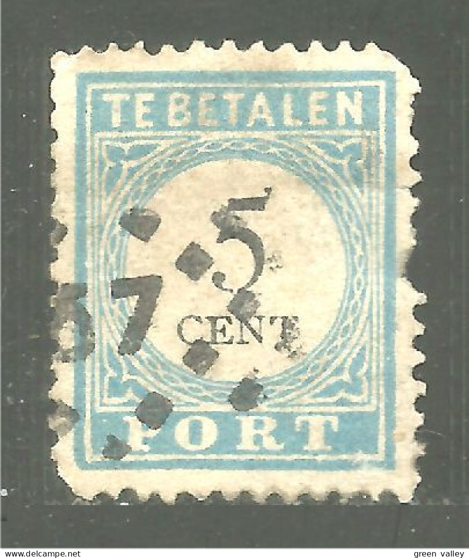 670 Netherlands Taxe Postage Due 5c 1887 (NET-99) - Taxe