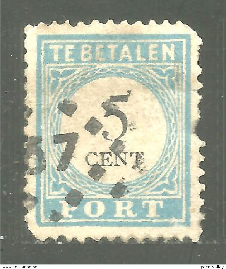 670 Netherlands Taxe Postage Due 5c 1887 (NET-99) - Portomarken
