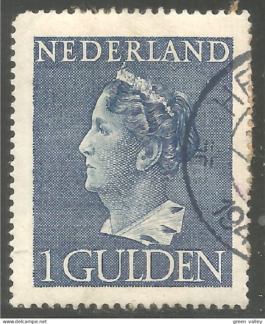 670 Netherlands 1925 Queen Wilhelmina 1 GULDEN (NET-65) - Gebraucht