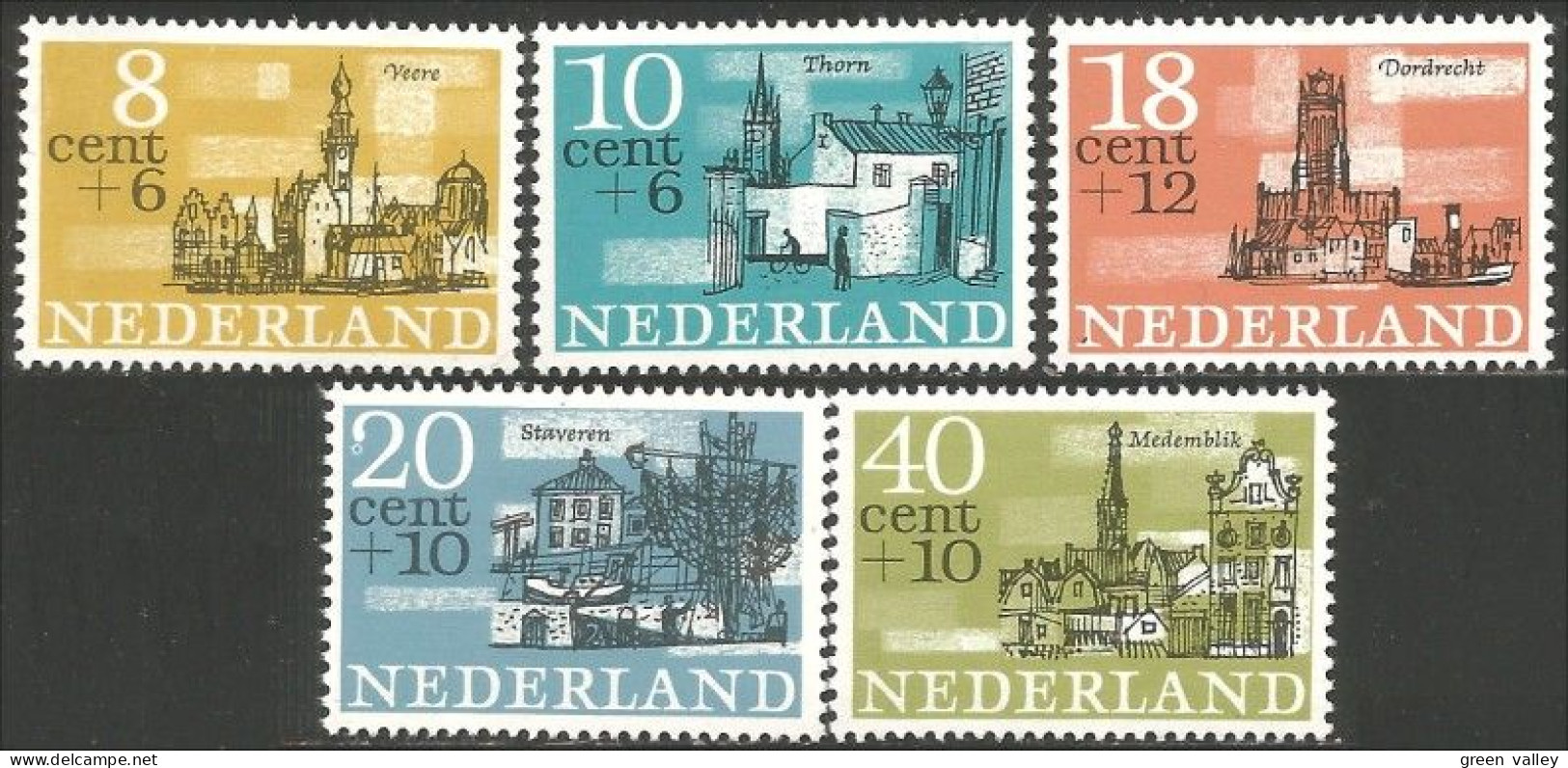 670 Netherlands Crabe Crabs Mussels Moules Jellyfish Méduses MNH ** Neuf SC (NET-35) - Maritiem Leven