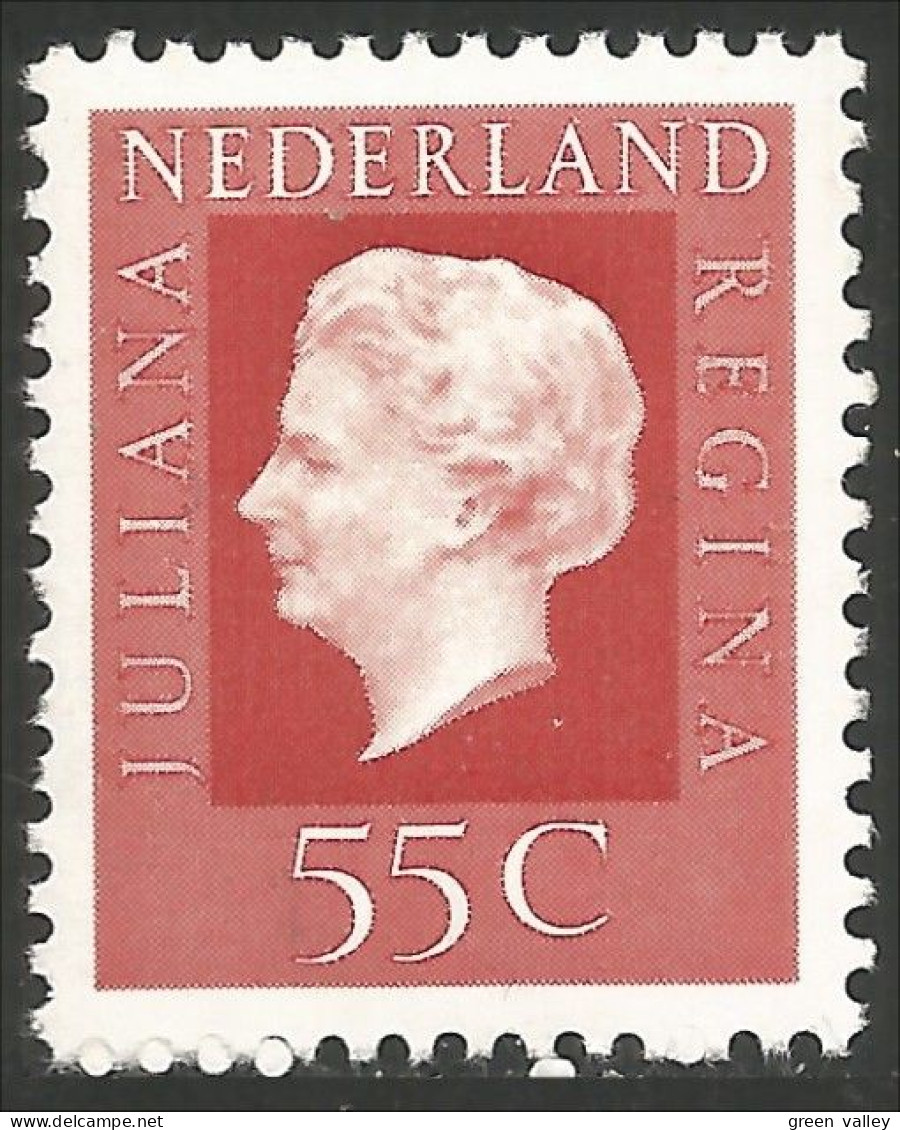 670 Netherlands 1976 55c Red Queen Juliana MNH ** Neuf SC (NET-20) - Ongebruikt