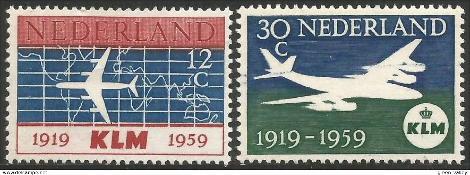 670 Netherlands 1959 Douglas DC-8 KLM Lightly MH * Neuf (NET-16) - Motorbikes