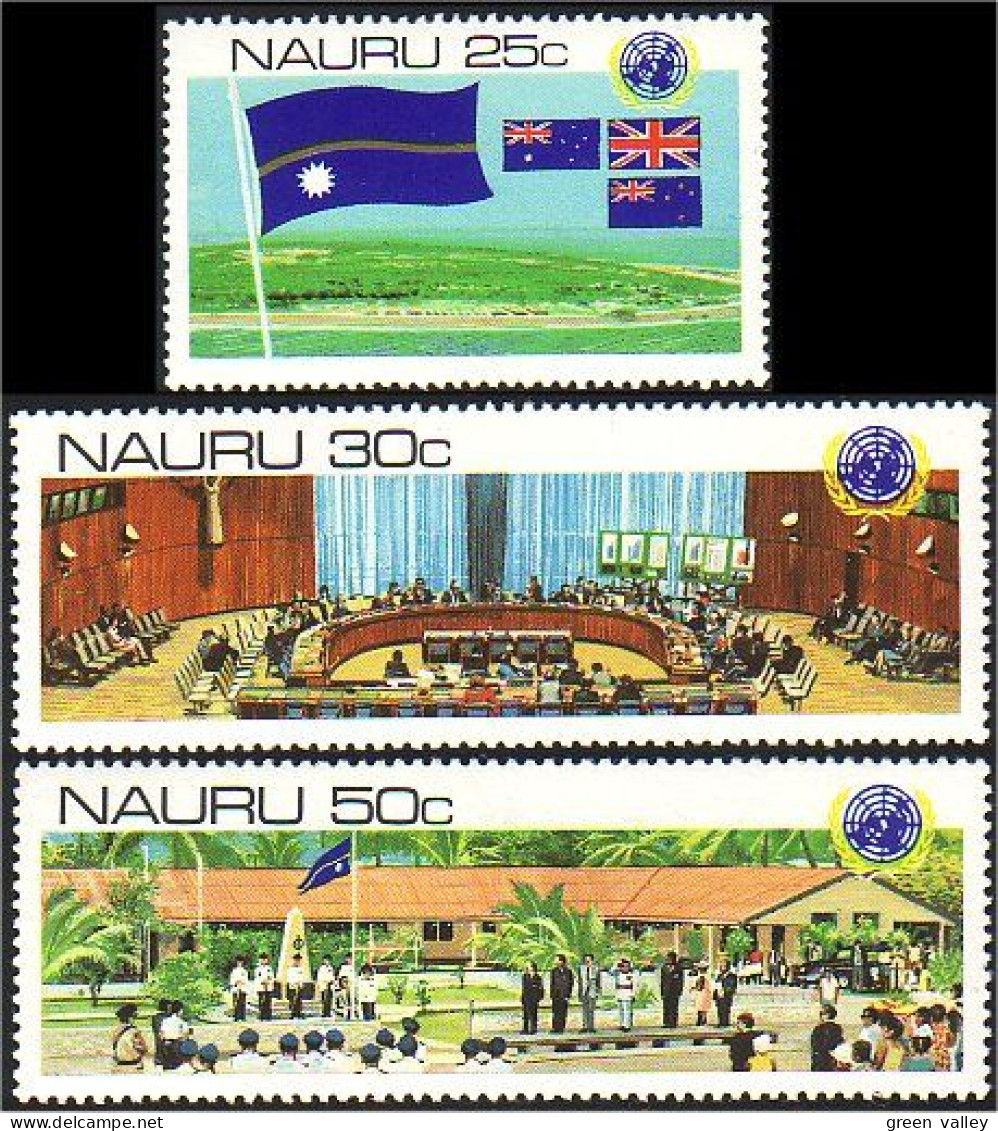 662 Nauru Flags Drapeaux MNH ** Neuf SC (NAU-10) - Stamps