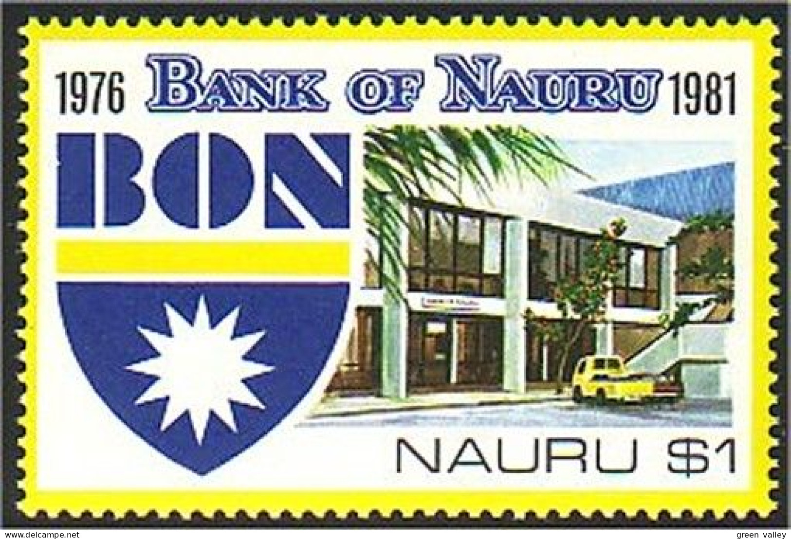 662 Nauru Banque $1 Bank MNH ** Neuf SC (NAU-11) - Coins