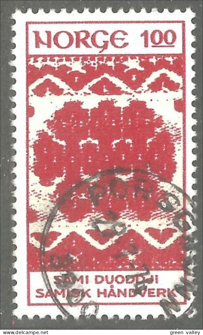 690 Norway 1973 Laponie Lapland Textile Sami (NOR-419b) - Textile