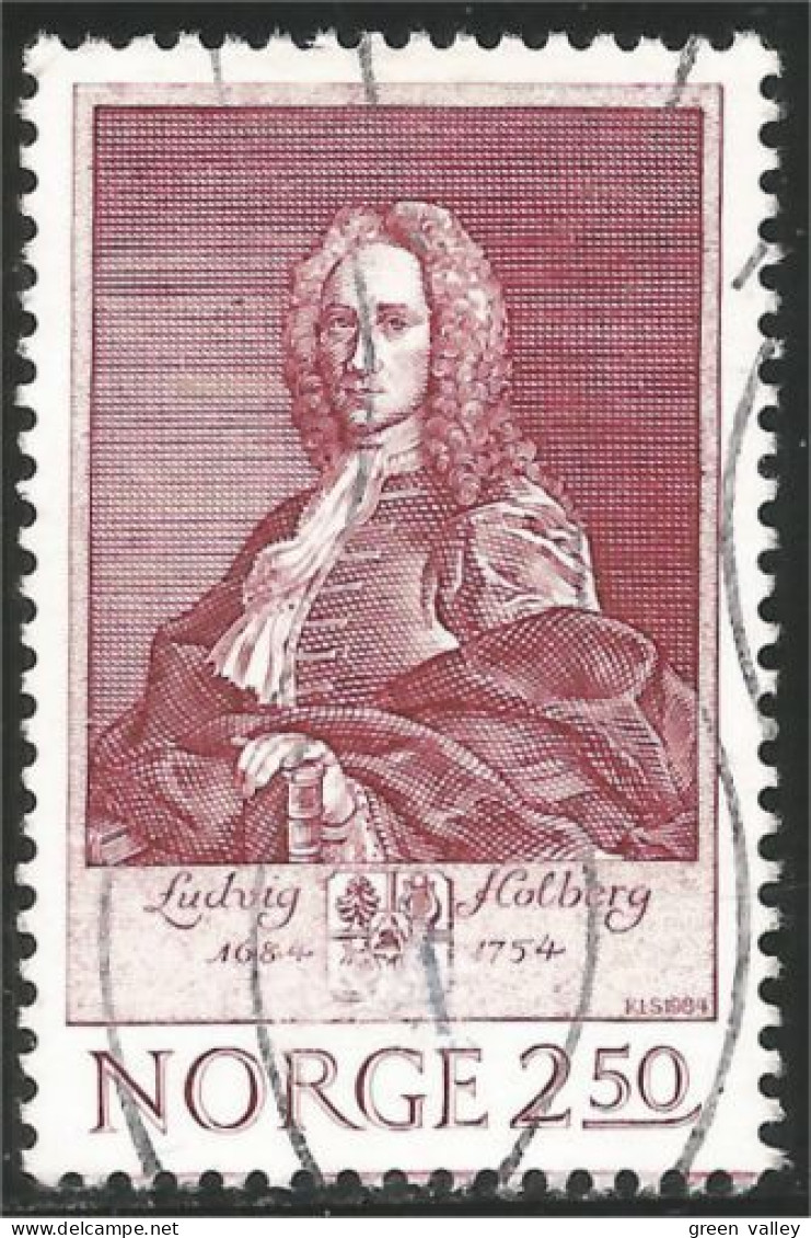 690 Norway Ludvig Holberg Writer Ecrivain (NOR-372c) - Used Stamps