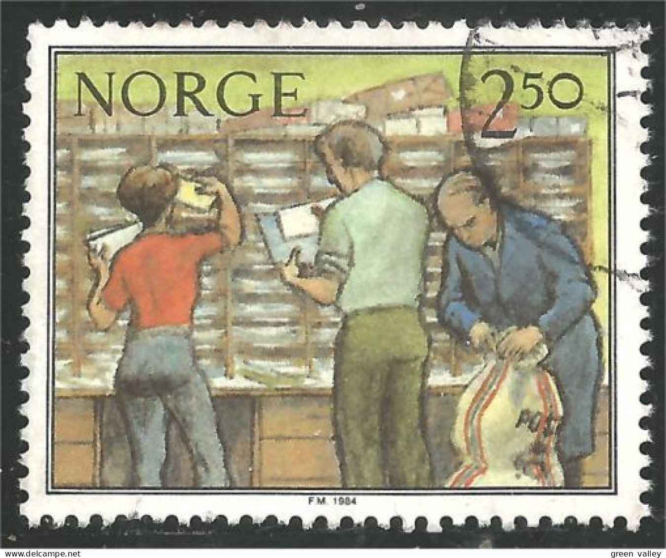 690 Norway Postal Service Tri Sorting Facteur Postman (NOR-367d) - Other & Unclassified