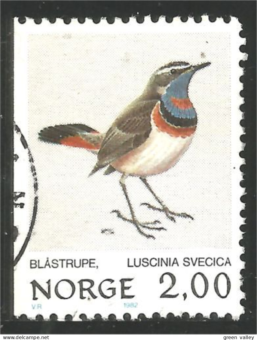 690 Norway Oiseau Bird Vogel Uccello Blue-throat (NOR-354d) - Used Stamps