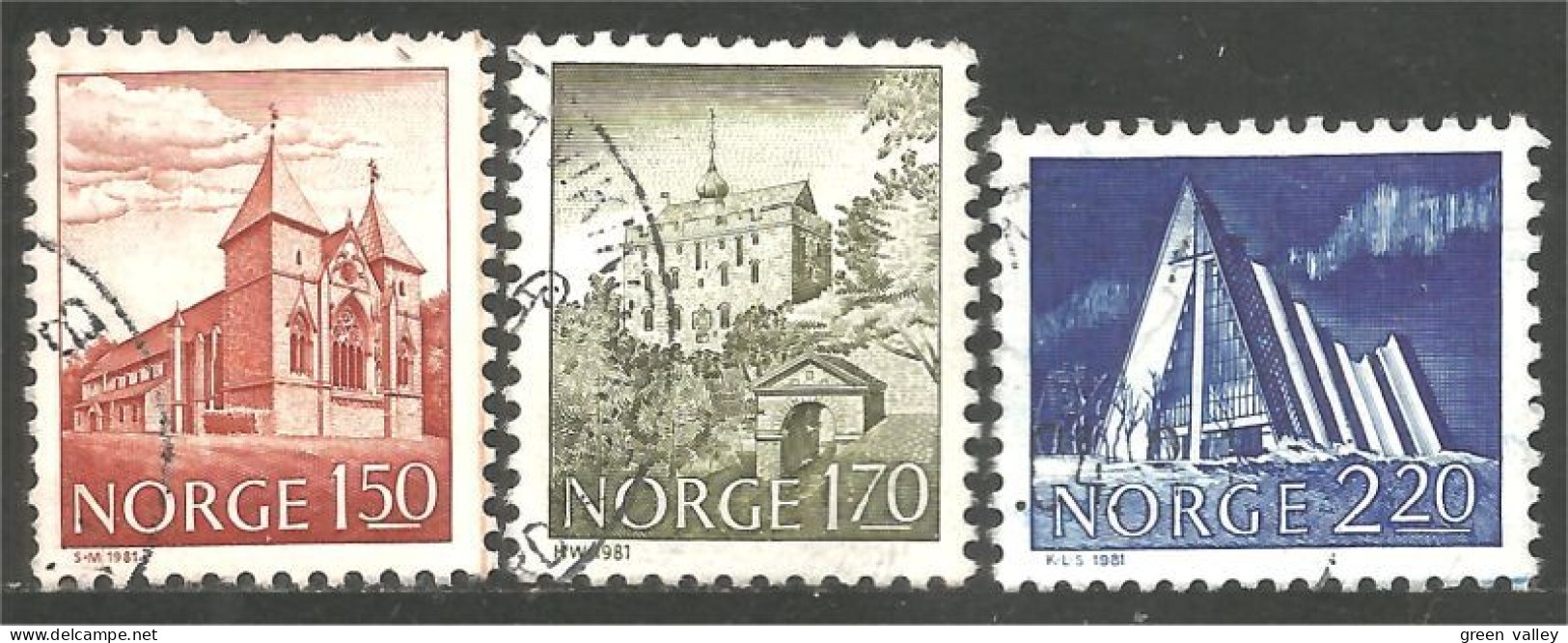 690 Norway Monuments Stavanger Tromsdalen Bergen (NOR-337) - Gebruikt