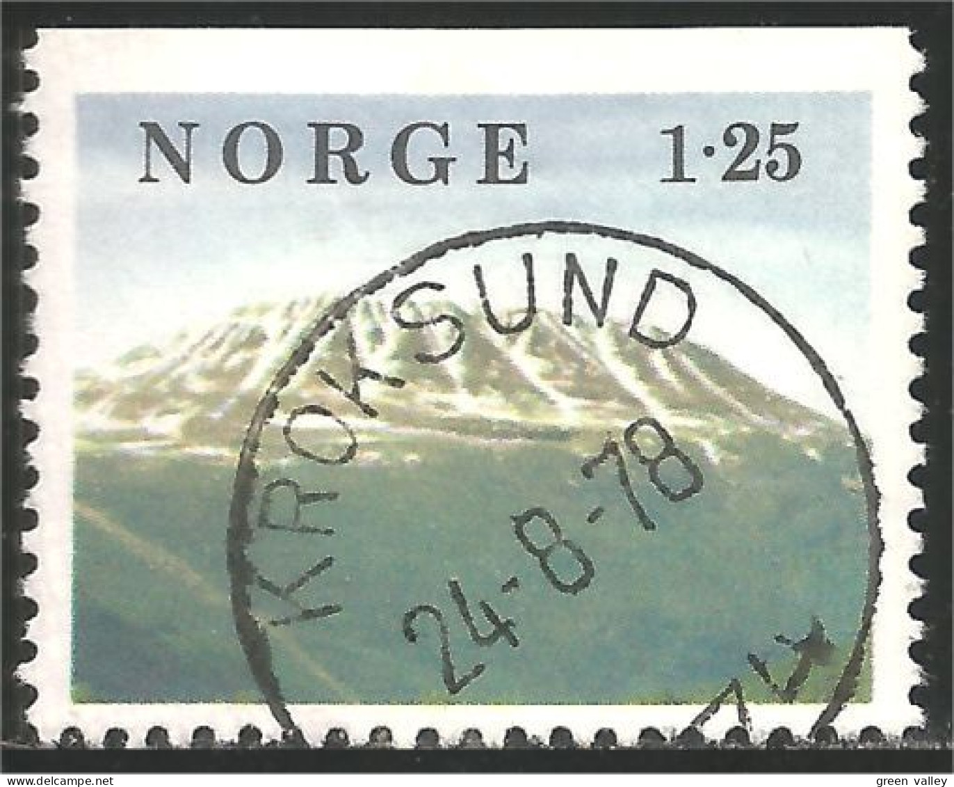 690 Norway Montagne Lenangstindene Mountain Hill (NOR-312e) - Usados