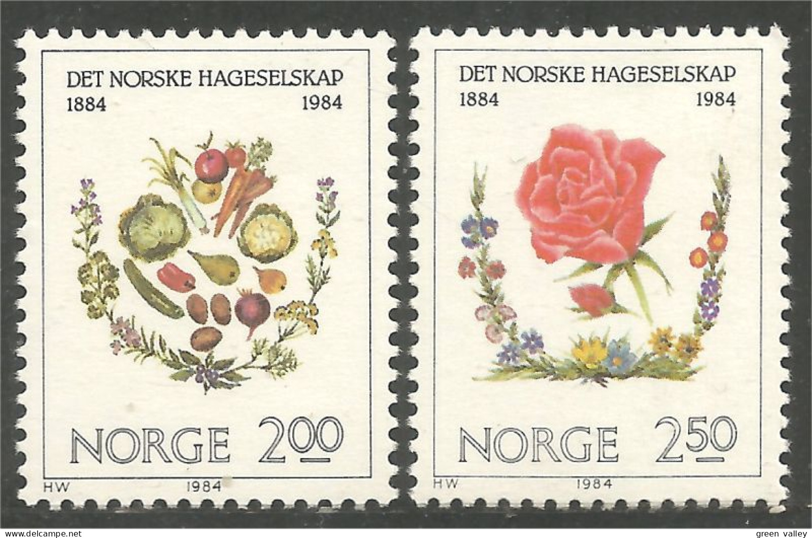 690 Norway Epices Spices Horticulture MNH ** Neuf SC (NOR-296) - Unused Stamps
