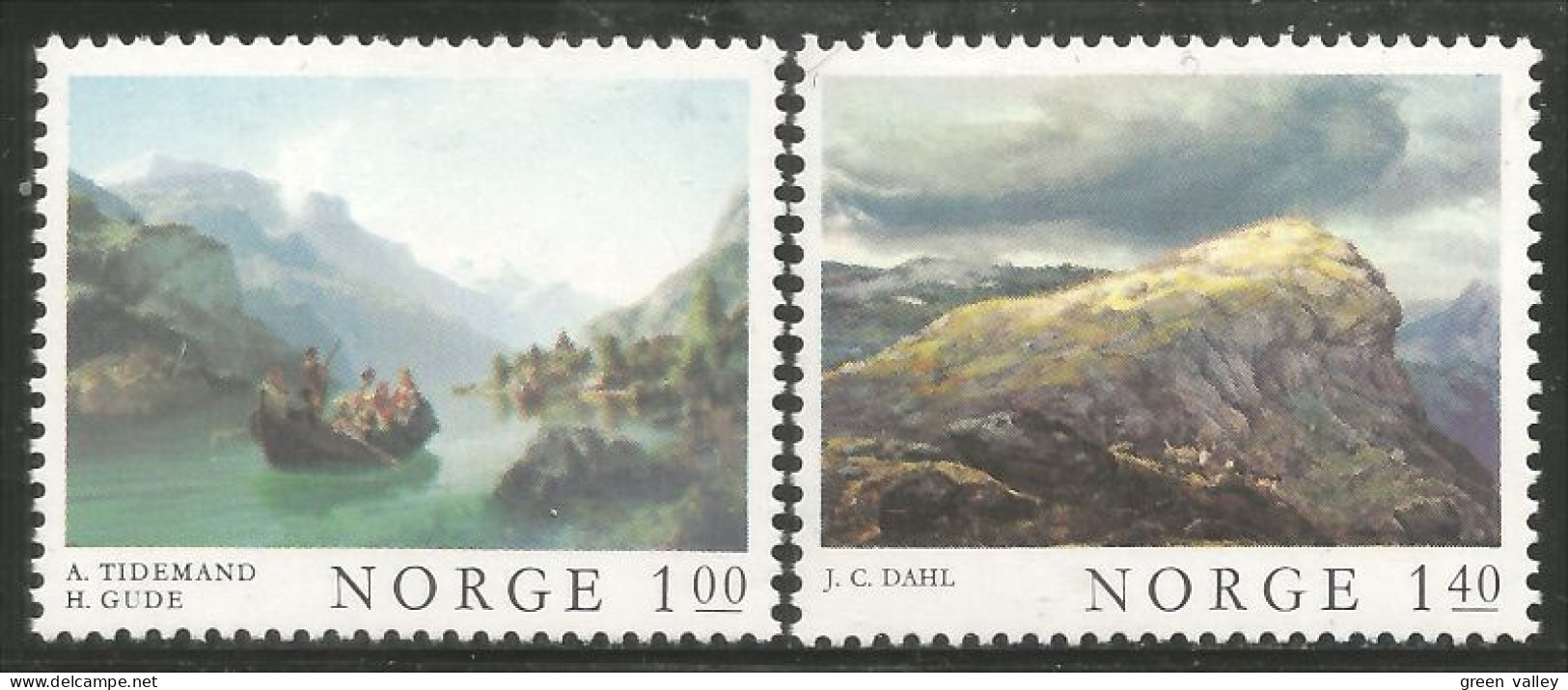 690 Norway Bateau Ferry Boat Fjord Tableaux Paintings MNH ** Neuf SC (NOR-259) - Neufs