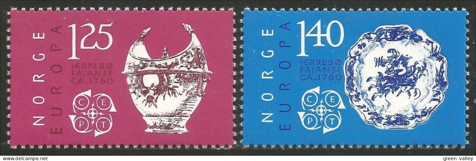 690 Norway Ceramic Bowl Faience Poterie Herrero Potteries MNH ** Neuf SC (NOR-263) - Unused Stamps