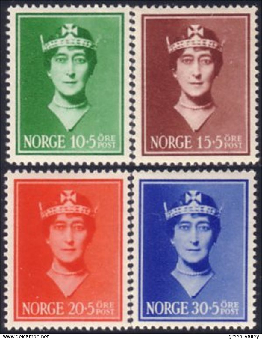 690 Norway Queen Maud MH * Neuf (NOR-209a) - Used Stamps