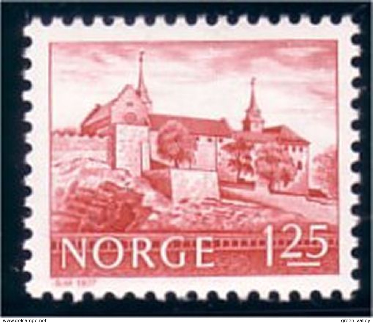 690 Norway Chateau Castle MNH ** Neuf SC (NOR-124) - Unused Stamps